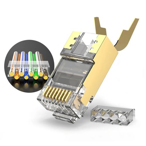 Конектор RJ45 Кат.6, 6A, 7, FTP, SFTP, екранований