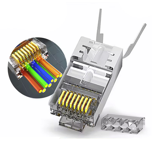 Конектор RJ45 <strong>cat.6, cat.6A, cat.7</strong> екранований, FTP, SFTP