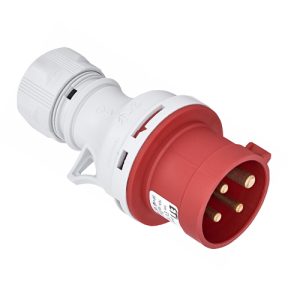 Вилка кабельна EV-1643 IP44 (16A, 400V, 3+PE)