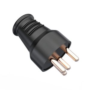 Вилка 3х25A (каучук)