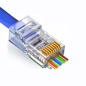 Конектор RJ45 Кат.5Е, з наскрізними отворами