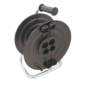 Котушка переносна 50м (3х1,5 ПВС) з розетками16А IP44 (без дроту)
