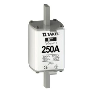 Плавка вставка запобіжника NT1 250А TAKEL