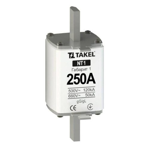 Плавка вставка запобіжника NT1 250А TAKEL
