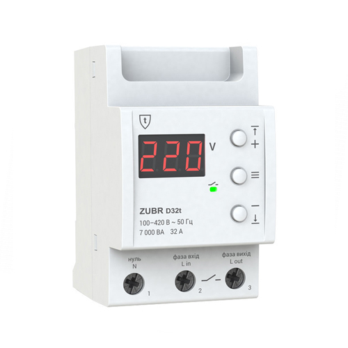 Захист від перенапруги ZUBR D32t