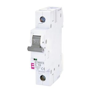 Автоматичний вимикач ETIMAT 6 1p C16