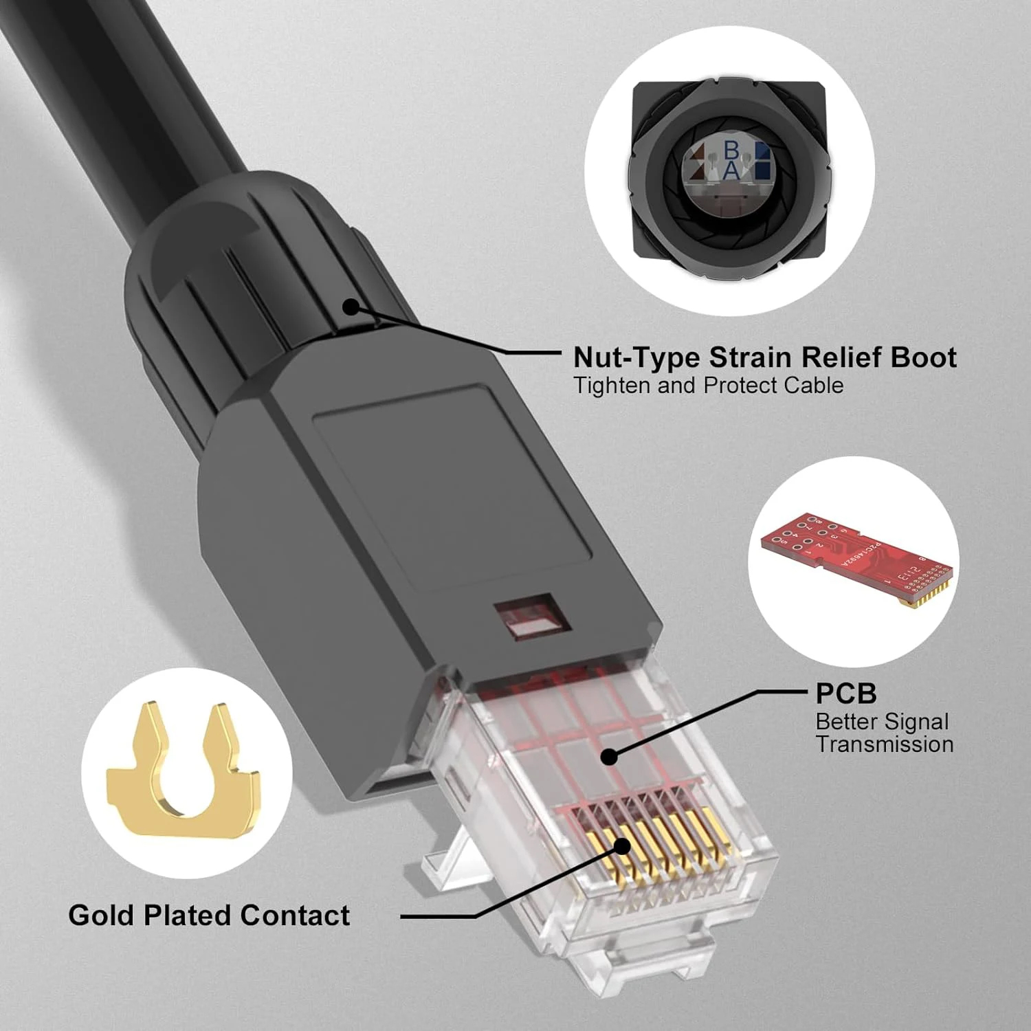 Конектор RJ45 <b>cat.6</b> самозатискний - Зображення 7