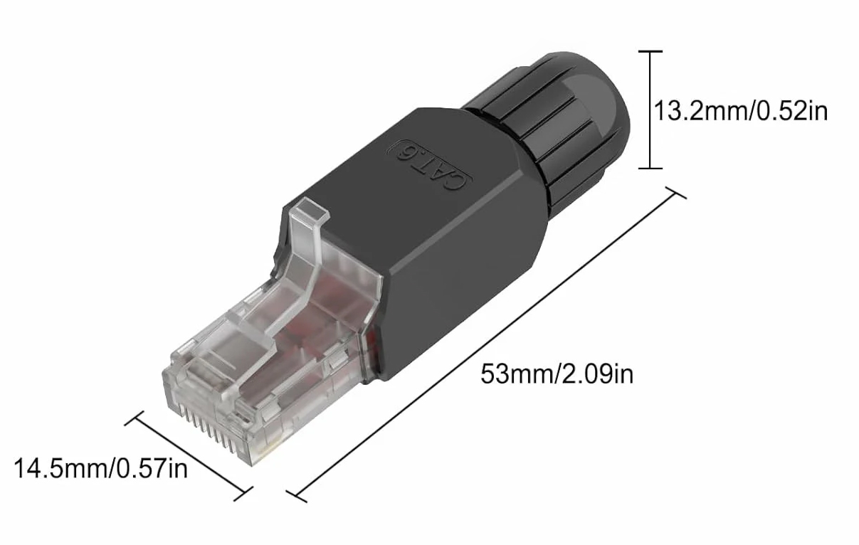 Конектор RJ45 <b>cat.6</b> самозатискний - Зображення 2